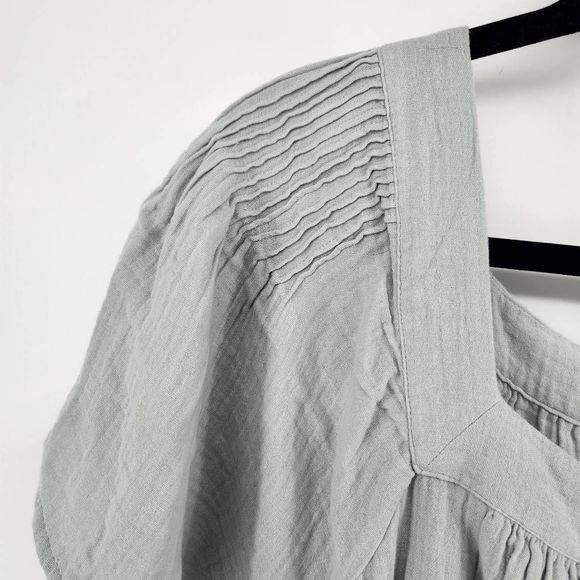 Madewell Light Gray Midi Dress - Picture 7 of 8